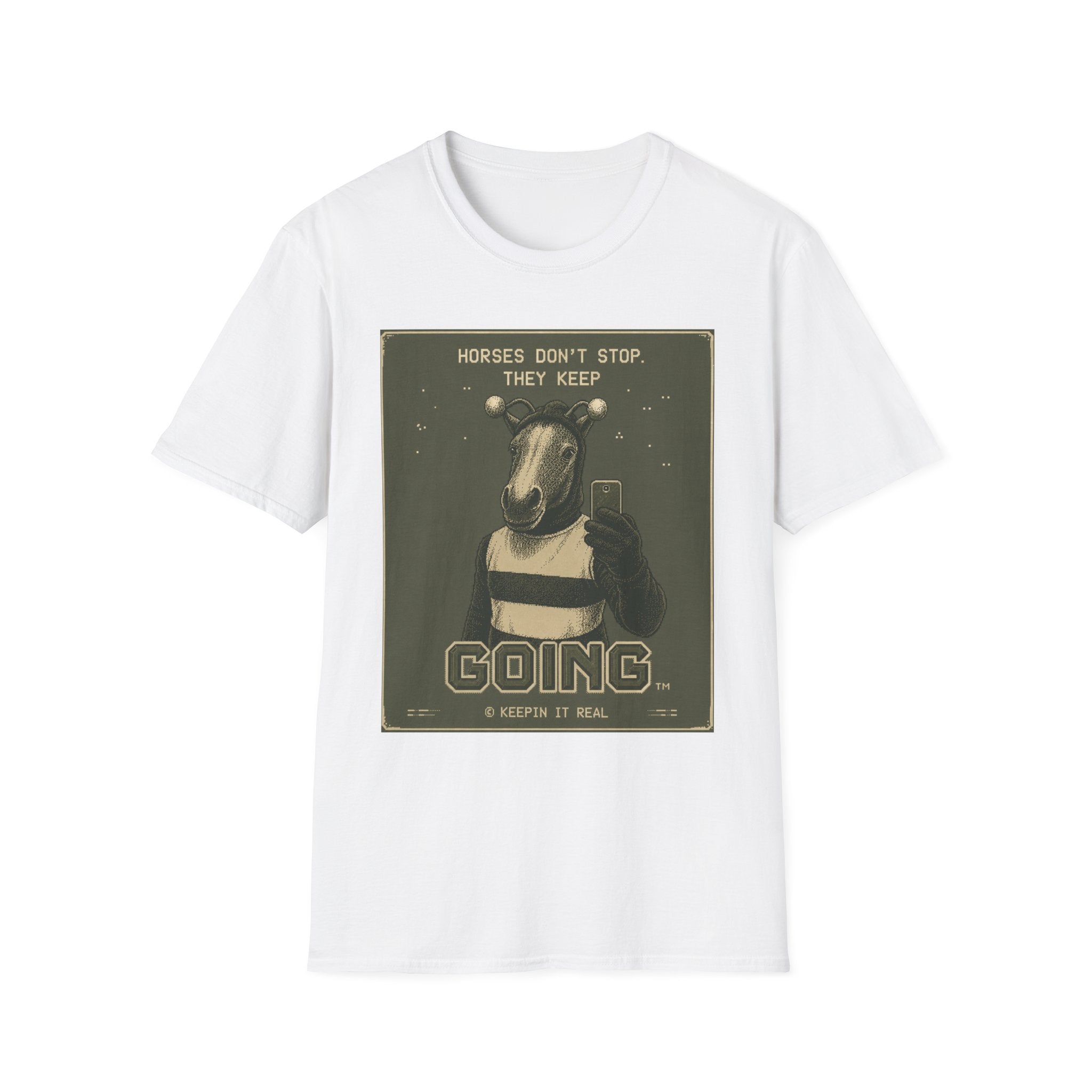 Horses Don't Stop They Keep Going Men T-Shirt